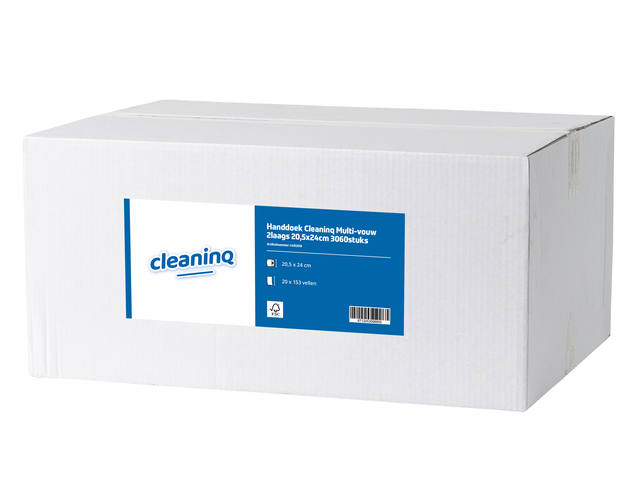 Handdoek Cleaninq Multi-vouw 2laags 20.5x24cm 3060stuks 2