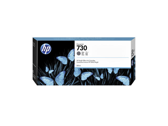 INKCARTRIDGE HP 730 P2V72A 300ML GRIJS 1
