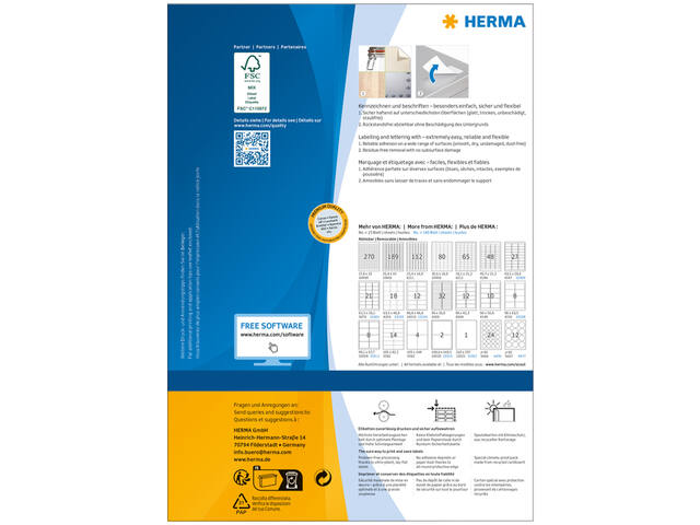 Etiket HERMA 4476 40mm 2400st 2