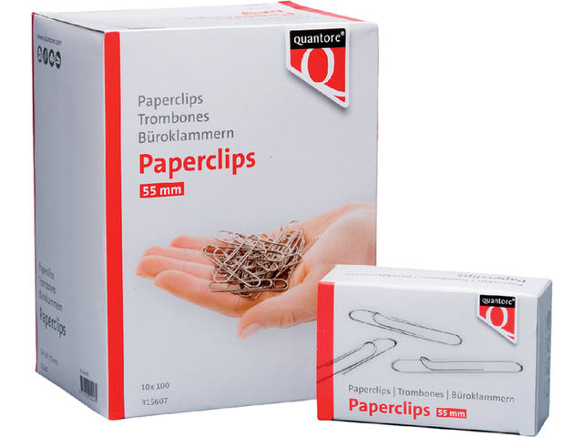 PAPERCLIP QUANTORE R50 55MM LANG 1