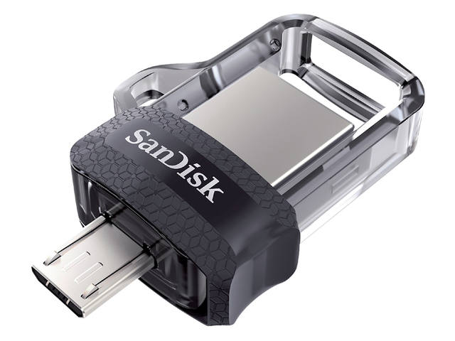 USB-STICK SANDISK DUAL DRIVE MICRO-USB-A 3.0 64GB 3