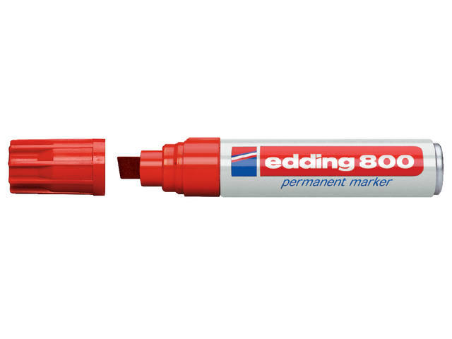 Viltstift edding 800 schuin 4-12mm rood 1