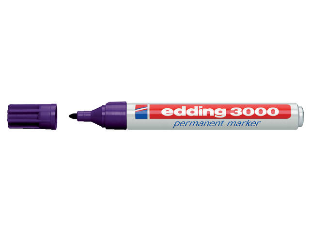 Viltstift edding 3000 rond 1.5-3mm violet 1